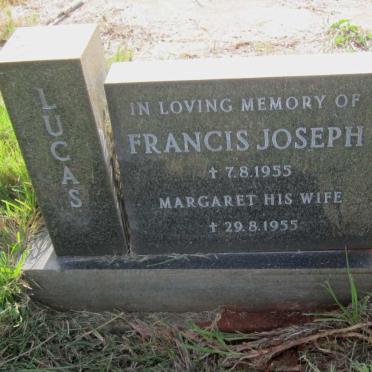 LUCAS Francis Joseph -1955 &amp; Margaret -1955