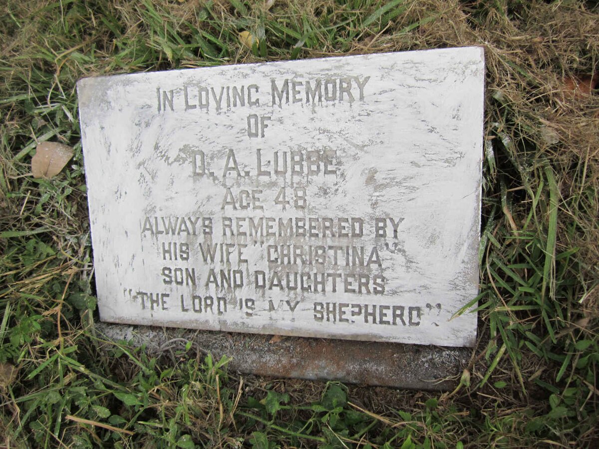 LUBBE Daniel Adrian -1974