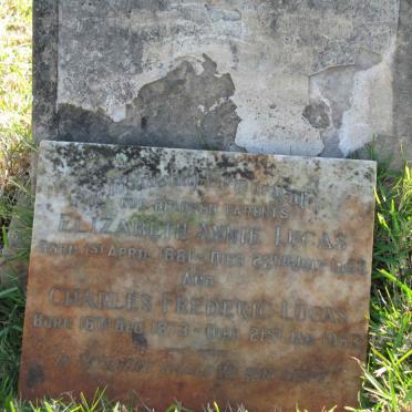 LUCAS Charles Frederic 187-1963 &amp; Elizabeth Annie 1881-1953