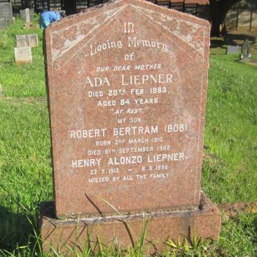 LIEPNER Ada -1963 :: LIEPNER  Robert Bertram 1910-1982 :: LIEPNER  Henry Alonzo 1913-1996
