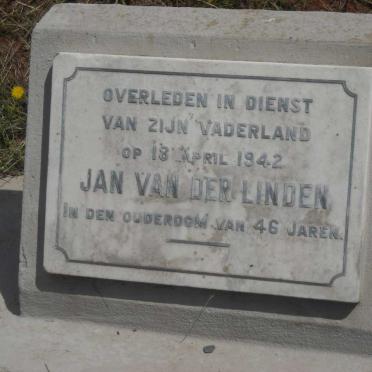 LINDEN Jan, van der -1942
