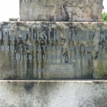 LIST John Michael -1937 :: CORNES Ronald Leslie Lacly 1901-1935 