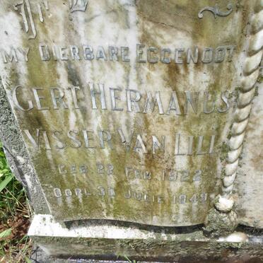 LILL Gert Hermanus Visser, van 1922-1949