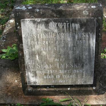 LYNSKY Justin Henry -1958 :: LYNSKY Sean -1969