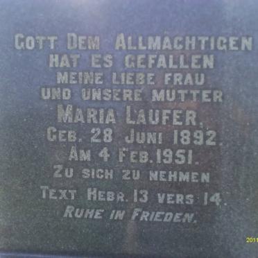 LAUFER Maria 1892-1951