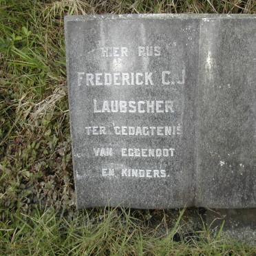 LAUBSCHER Frederick Christian Jan -1959