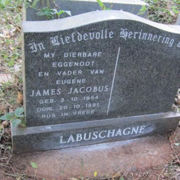 LABUSCHAGNE James Jacobus 1954-1981