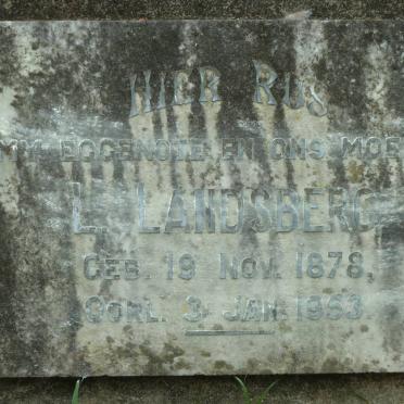 LANDSBERG Louisa 1878-1953