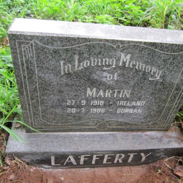 LAFFERTY Martin 1918-1986