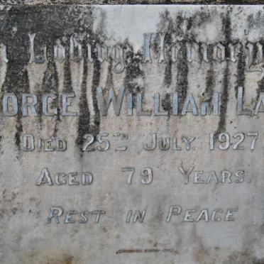 LACON George William -1927