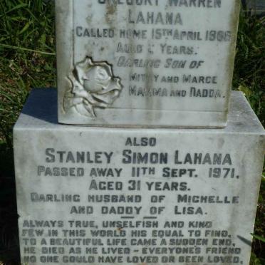 LAHANA Gregory Warren -1966 :: LAHANA Stanley Simon -1971