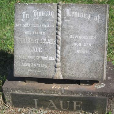 LAUE Heribert Claus -1957