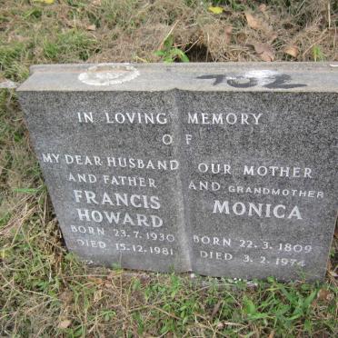 LANDERS Francis Howard 1930-1981 :: LANDERS Monica 1893-1974