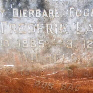 LAAS Hester Wilhelmina 1890-1967