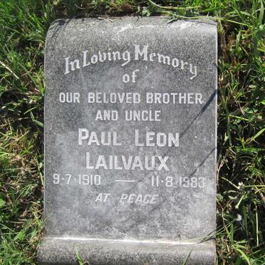 LAILVAUX Paul Leon 1910-1983