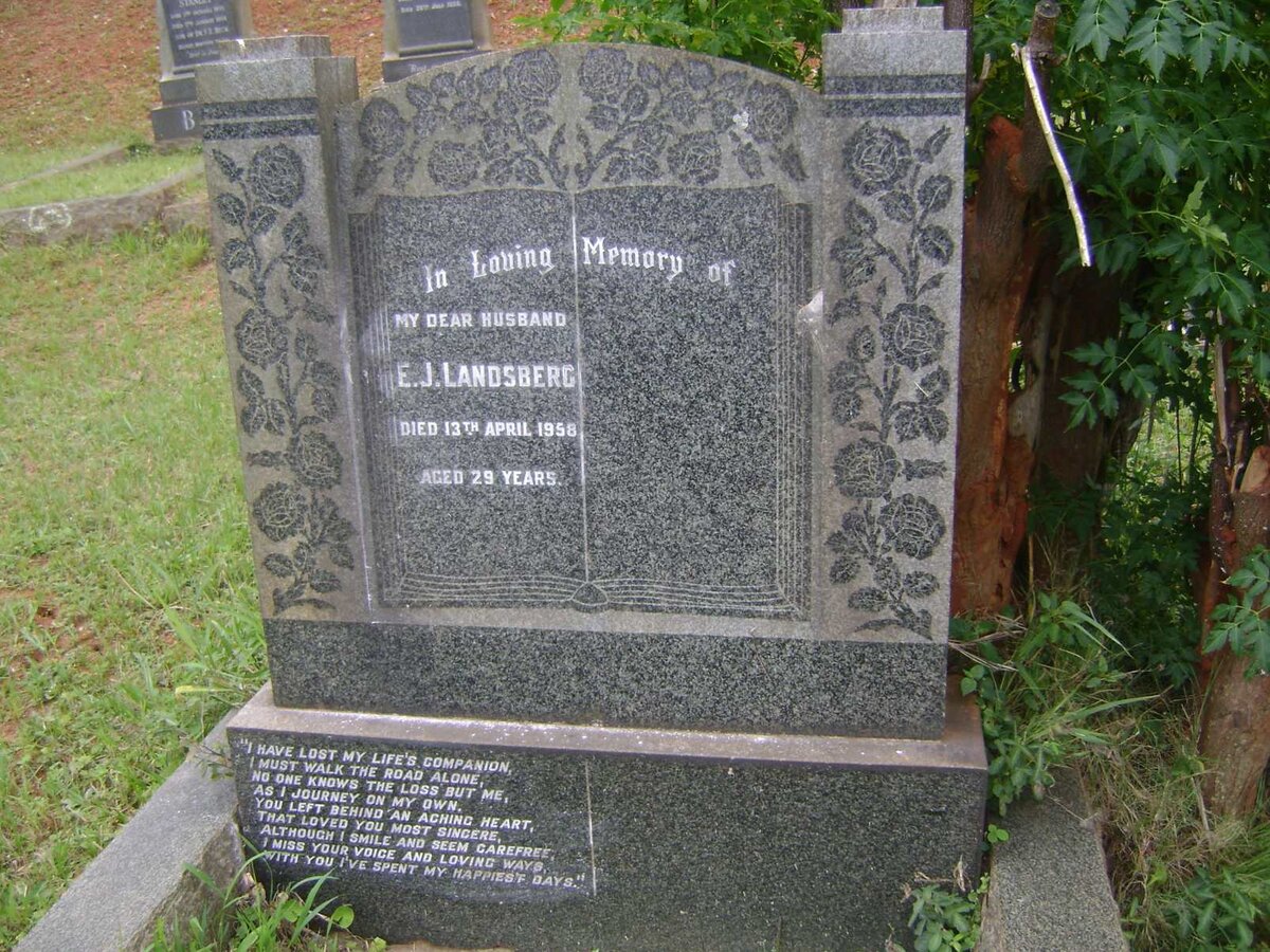 LANDSBERG Eric John -1958