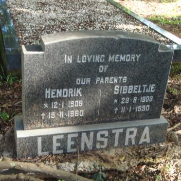 LEENSTRA Hendrik 1908-1960 &amp; Sibbeltje 1908-1990