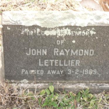 LETELLIER John Raymond -1989