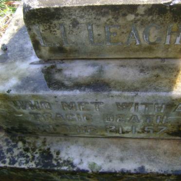 LEACH Leonard Llewellyn -1957