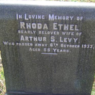 LEVY Rhoda Ethel -1933