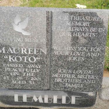 LEMBEDE Maureen -2001