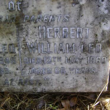 LEO Herbert Wiliam -1960 &amp; Elsie Elizabeth -1948