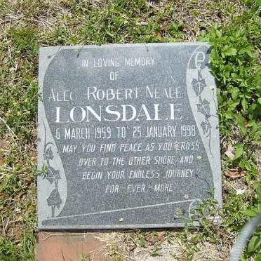 LONSDALE Alec Robert Neale 1959-1998