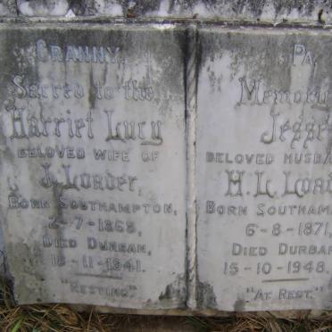LOADER Jesse 1871-1948 &amp; Harriet Lucy 1868-1941
