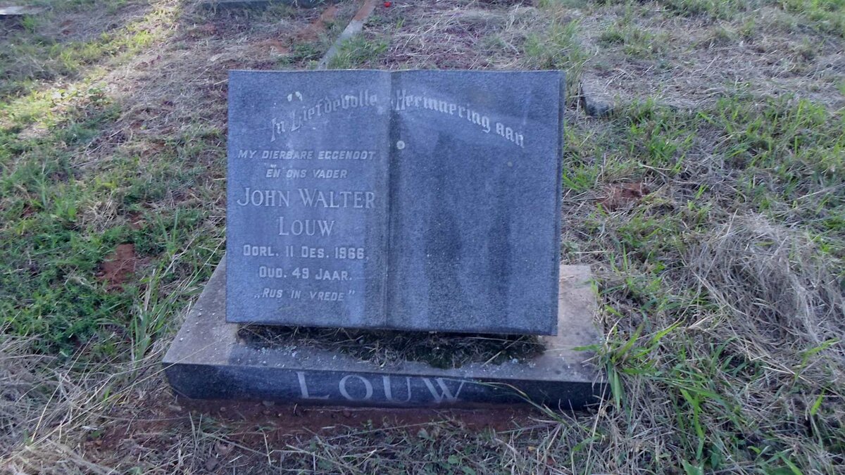 LOUW John Walter -1966
