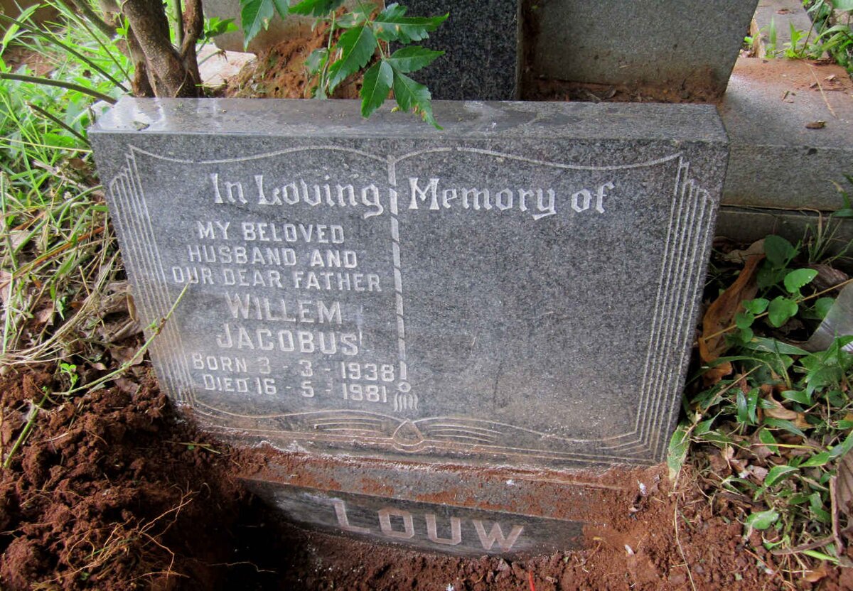 LOUW Willem Jacobus 1938-1981