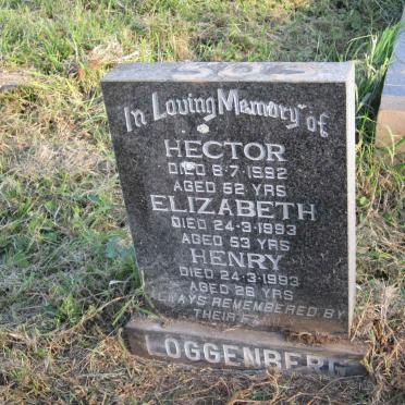 LOGGENBERG Hector -1992 &amp; Elizabeth -1993 :: LOGGENBERG Henry -1993