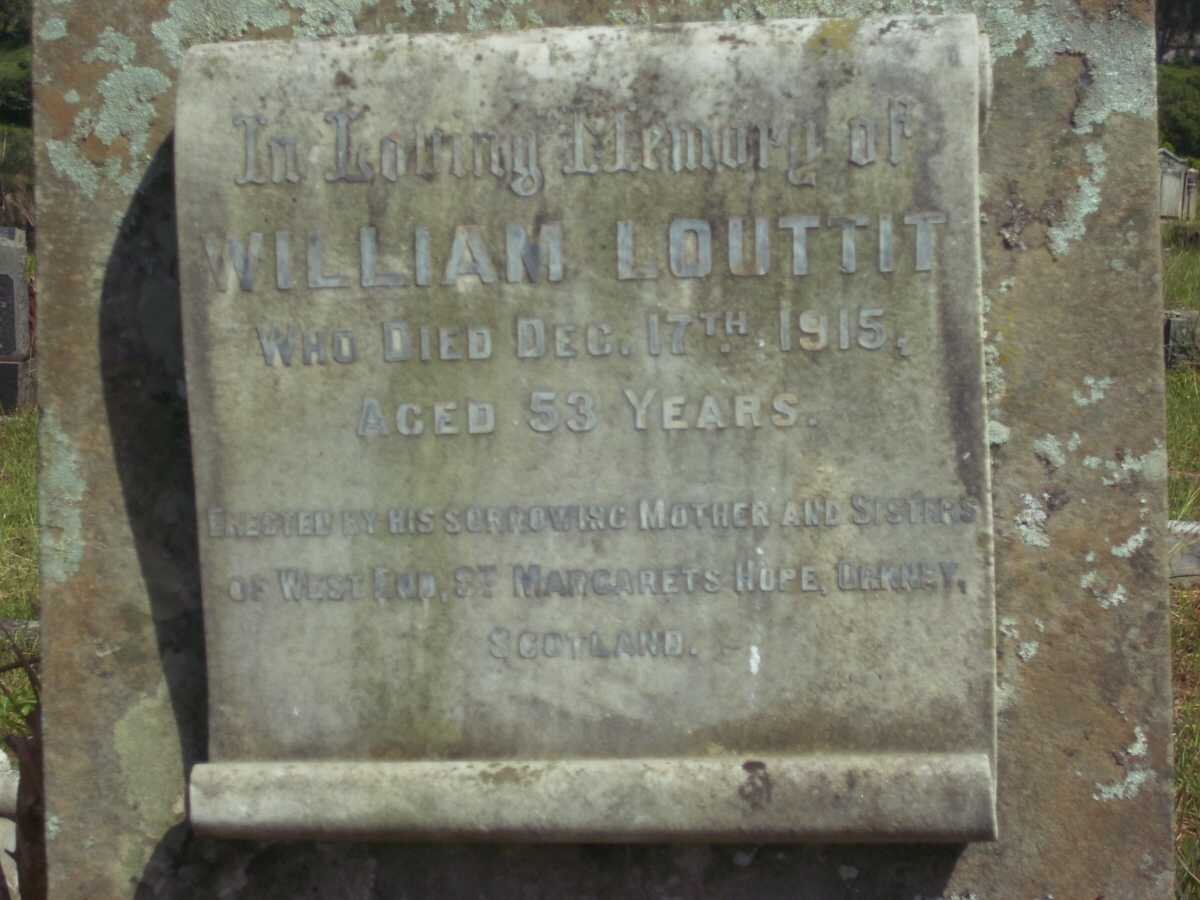 LOUTTIT William -1915