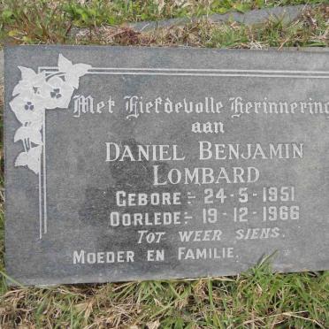LOMBARD Daniel Benjamin 1951-1966