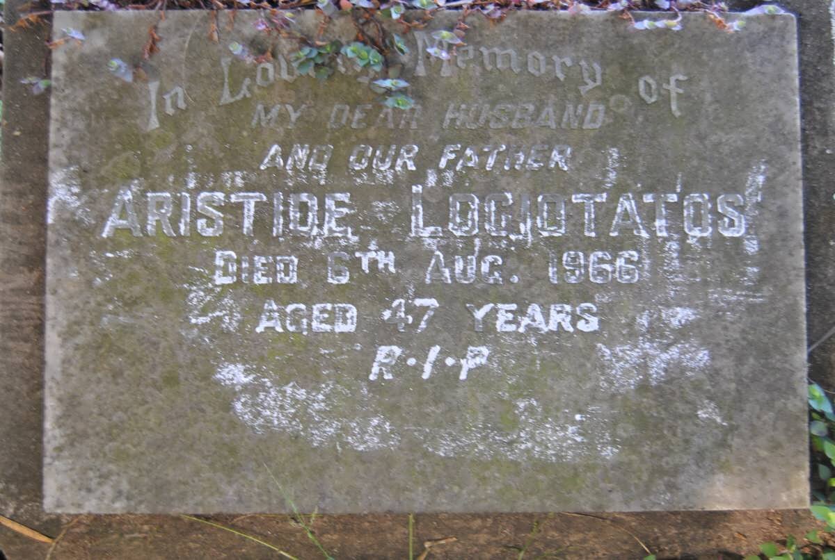 LOGIOTATOS Aristide -1966