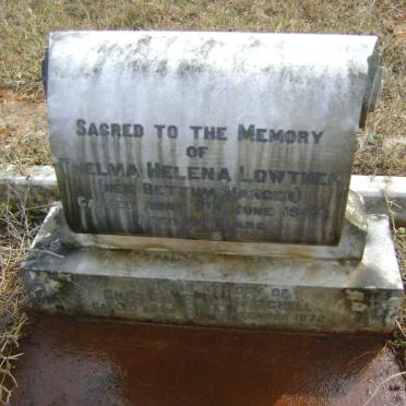 LOWTHER Thelma Helena nee BETTUM HANSEN -1946 :: MITCHELL Charles Boyd -1972