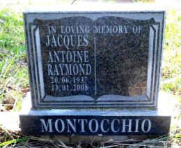 MONTOCCHIO Jacques Antoine Raymond 1937-2008