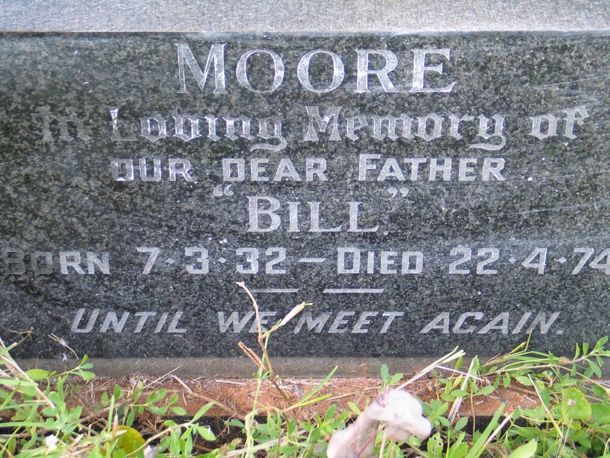 MOORE Bill 1932-1974