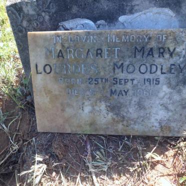 MOODLEY Margaret Mary Lourdes 1915-1960