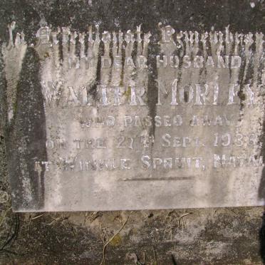 MORLEY Walter -1933