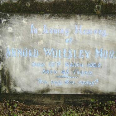 MOREY Arnold Wolesley -1932