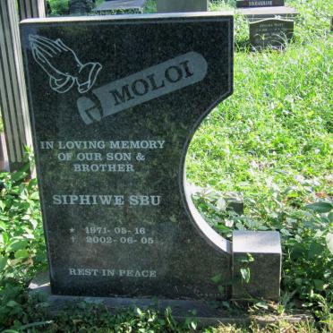 MOLOI Siphiwe Sbu 1971-2002