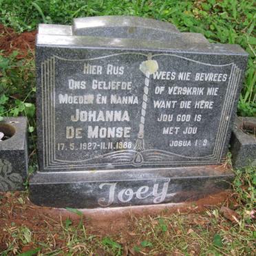 MONSE Johanna, de 1927-1988