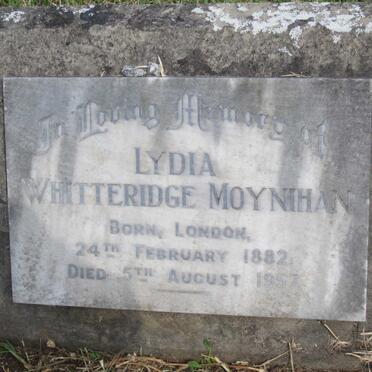 MOYNIHAN Lydia Whitteridge 1882-1957