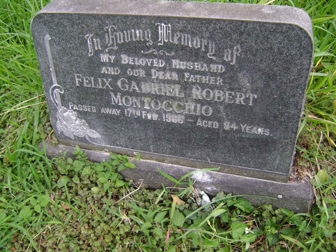 MONTOCCHIO Felix Gabriel Robert -1966