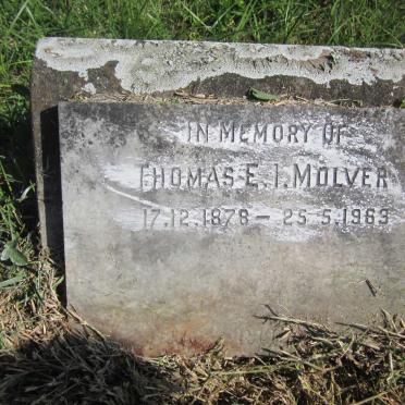 MOLVER Thomas E.I. 1878-1963