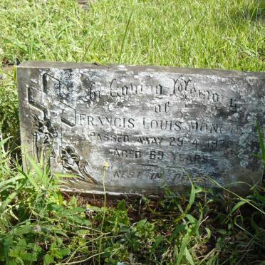 MONGIE Francis Louis -1970