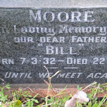 MOORE Bill 1932-1974