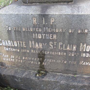 MOOR Charlotte Mary St. Clair -1930