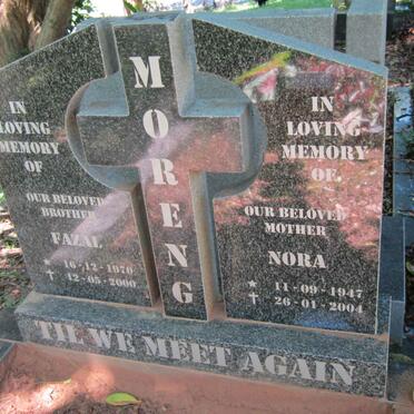 MORENG Nora 1947-2004 :: MORENG Fazel 1970-2000