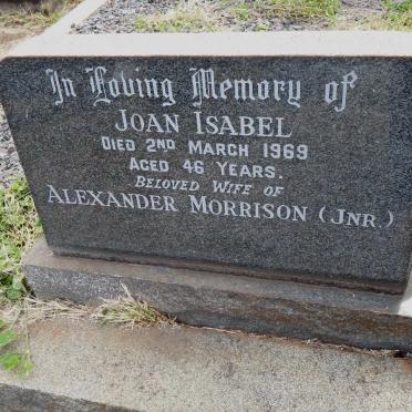 MORRISON Joan Isabel -1969